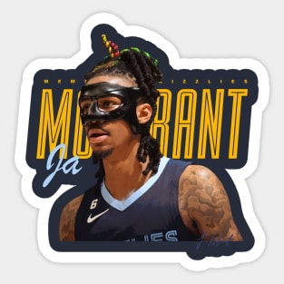 Masked Ja Morant Sticker